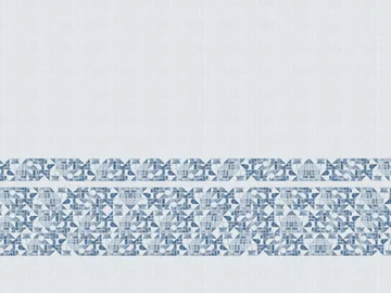 TILES WPN 136 - Geometric encaustic effect wallpaper by Spaghetti Wall