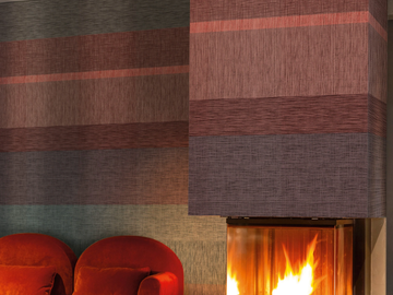 WOOL WPN 217 - Striped textile effect wallpaper by Spaghetti Wall