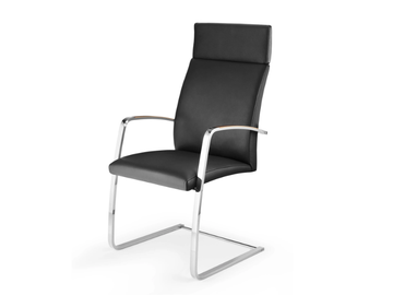 .TANO 0202/2 - Cantilever upholstered leather chair by Spiegels