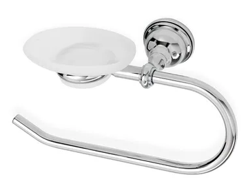 ELITE - Chromed brass soap dish / towel rack by Stilhaus