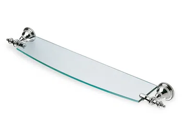 ELITE - Satin glass bathroom wall shelf by Stilhaus