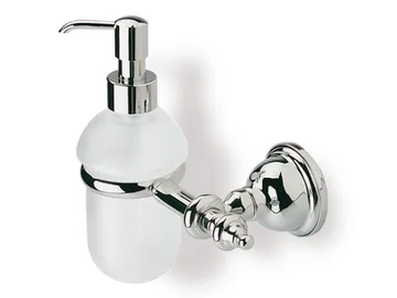 ELITE - Wall-mounted satin glass Bathroom soap dispenser by Stilhaus