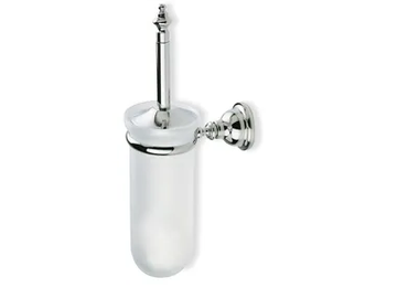 ELITE - Wall-mounted satin glass toilet brush by Stilhaus