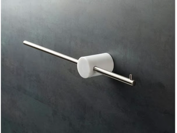 EQUILIBRIUM EQM 06/11 DX - Brass and marble towel rail by Stilhaus