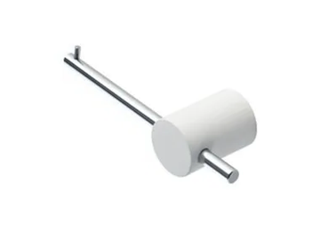 EQUILIBRIUM EQR 11 - Adhesive resin and brass toilet roll holder by Stilhaus
