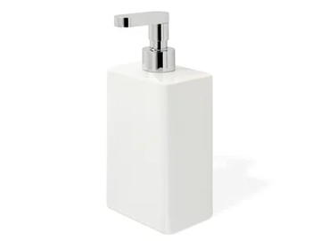 LIVING - Ceramic Bathroom soap dispenser by Stilhaus