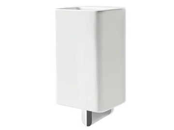 LIVING - Wall-mounted ceramic toothbrush holder by Stilhaus