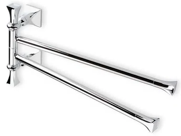 PRISMA - Swivel chromed brass towel rack by Stilhaus
