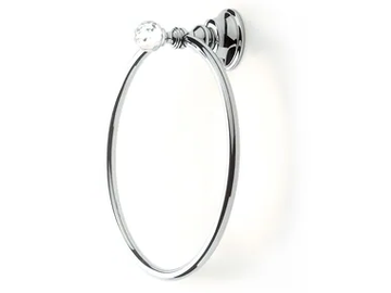 SMART LIGHT - Chromed brass towel ring by Stilhaus