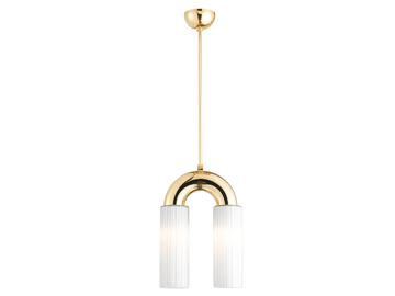 LIGHTING LAB 21047 - Opal glass and metal pendant lamp by Stillux
