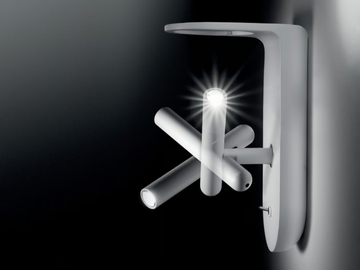 2NIGHTS - LED adjustable aluminium wall lamp by Stilnovo