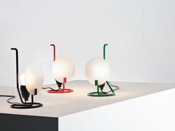 BUGIA - LED metal table lamp by Stilnovo