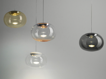 LA MARIÉE - LED blown glass pendant lamp by Stilnovo
