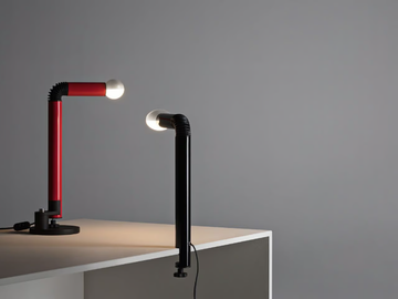 PERISCOPIO - Stainless steel table lamp by Stilnovo