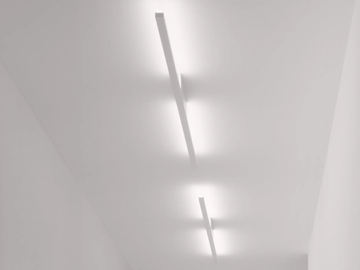 XILEMA - Aluminium wall lamp / ceiling lamp by Stilnovo