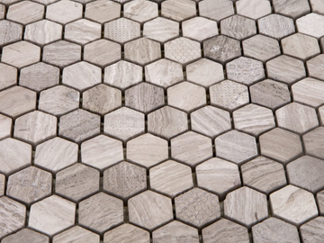 ESAGONO 25 - Indoor/outdoor natural stone mosaic by STON