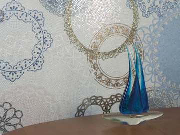 LACES - Indoor/outdoor glass mosaic by STON