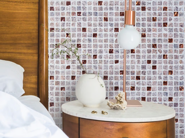 LUSERNA - Natural stone and glass mosaic by STON