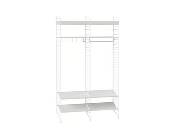 HALLWAY K - Sectional powder coated steel hallway unit by String Furniture