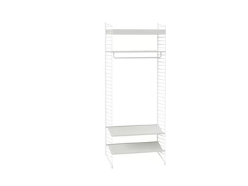 HALLWAY L - Sectional powder coated steel hallway unit by String Furniture