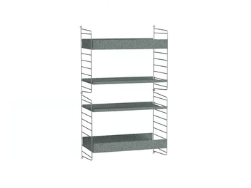 OUTDOOR C - Galvanized steel garden cabinet by String Furniture
