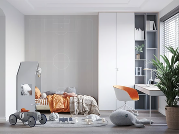 FOOTBALL - Motif kids wallpaper by Studijo