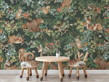 FOREST RULERS - Motif kids wallpaper by Studijo