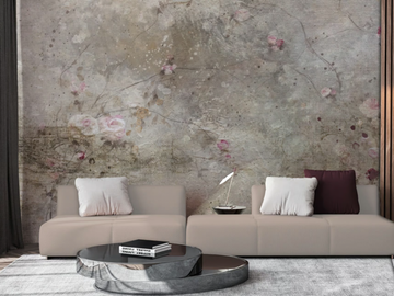 SENT BY DARKAN - Wallpaper with floral pattern by Studijo