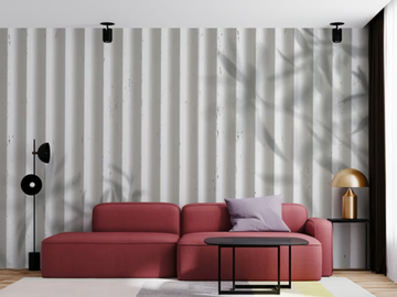 SHADOWS AND HOLLOWS - Striped waterproof wallpaper by Studijo