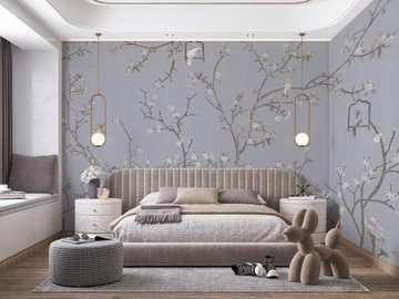 WONDERFUL - Wallpaper with floral pattern by Studijo