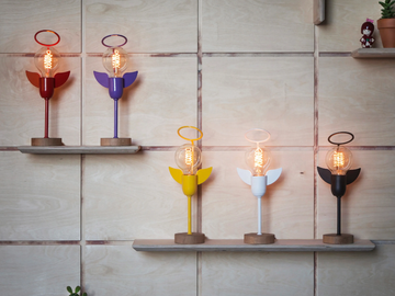 EDISON’S ANGEL - Handmade metal table lamp by Studio Beam