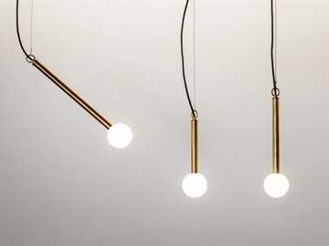 GINGER - Brass pendant lamp by Studio Beam