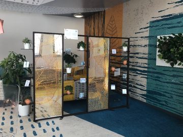 INUNO - Metal room divider by STUDIO T