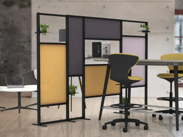 INUNO-QUADRO - Freestanding office screen by STUDIO T