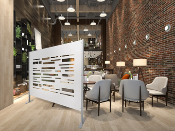 LASERWALL - Freestanding MDF office screen by STUDIO T