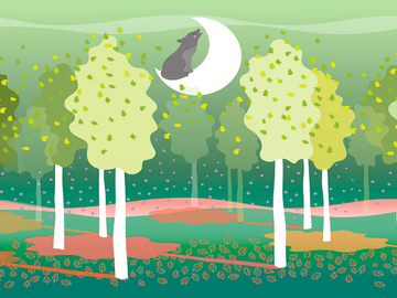 AUTUNNO - Landscape kids wallpaper by STYL’EDITIONS