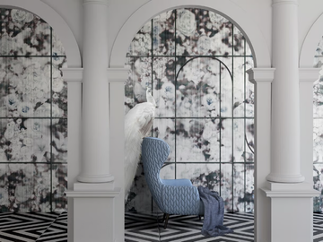 ESPLOSIONE - Trompe l'oeil wallpaper by STYL’EDITIONS