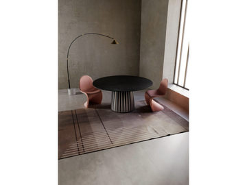GEOMETRIE MATERICHE - Rectangular polyester fibre rug by STYL’EDITIONS