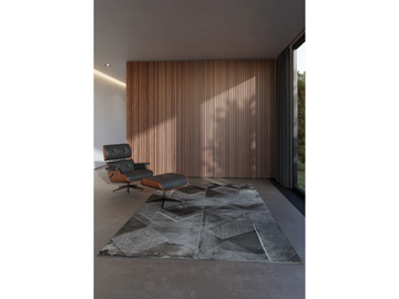 GRAFFITI - Rectangular polyester fibre rug with geometric shapes by STYL’EDITIONS