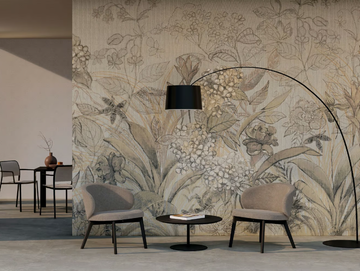 GRASSE - Ecological wallpaper with floral pattern by STYL’EDITIONS
