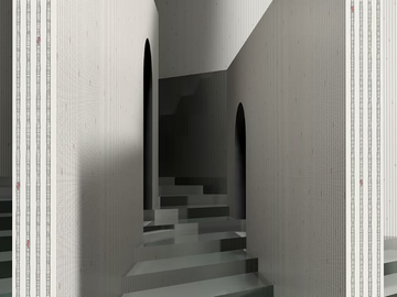ICARO - Contemporary style motif panoramic glass-fibre wallpaper by STYL’EDITIONS