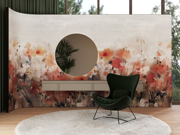 MAGGIO - Ecological wallpaper with floral pattern by STYL’EDITIONS