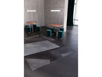 MISURE - Rectangular polyester fibre rug with geometric shapes by STYL’EDITIONS