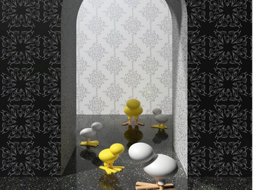 POLLOMATTO - Geometric wallpaper by STYL’EDITIONS