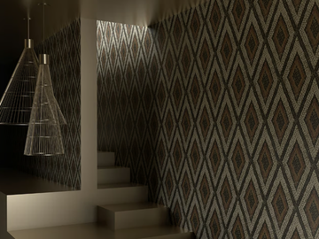 TRAME - Geometric wallpaper by STYL’EDITIONS