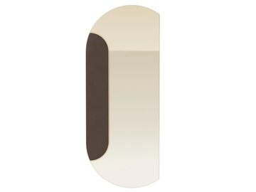BRIDGE - Framed wall-mounted stainless steel mirror by Stylish Club