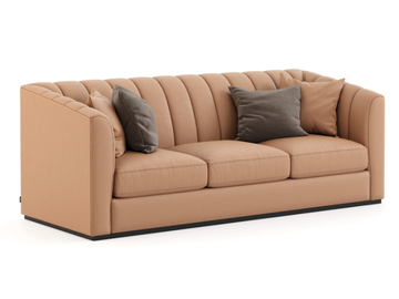 CLUB - 3 seater camel hair sofa by Stylish Club
