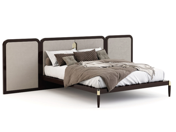 HER - Wood veneer double bed by Stylish Club