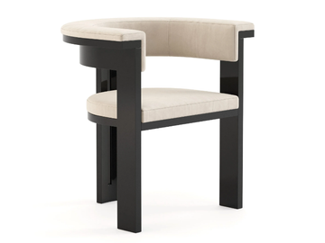KENSINGTON - Upholstered microfiber easy chair with armrests by Stylish Club