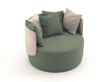 MARGEM - Fabric armchair by Stylish Club